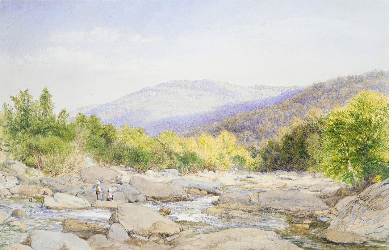 Paysage : Vue sur Catskill Creek, 1867 - John William Hill