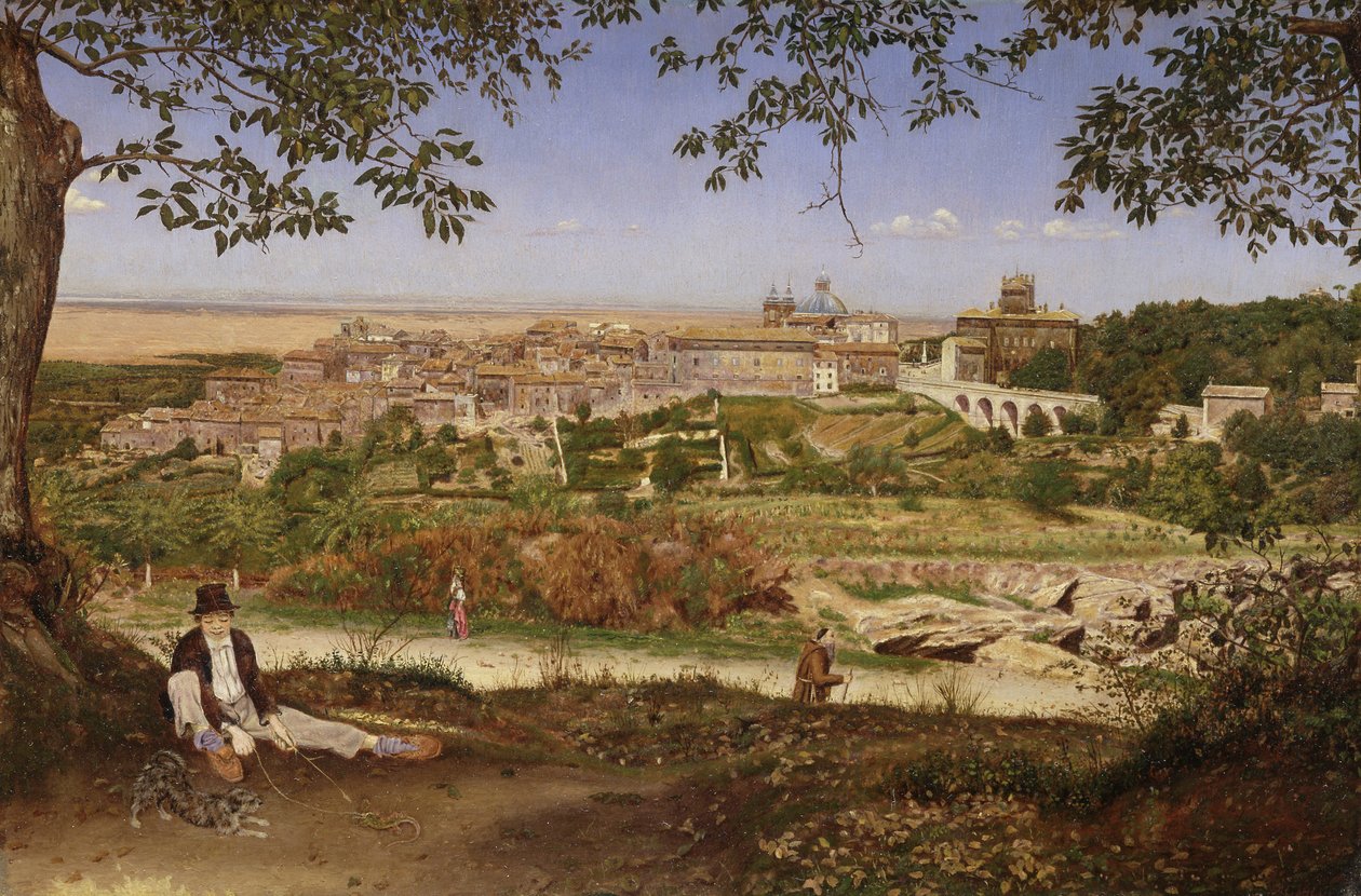 Ariccia, près de Rome, Italie - John William Inchbold