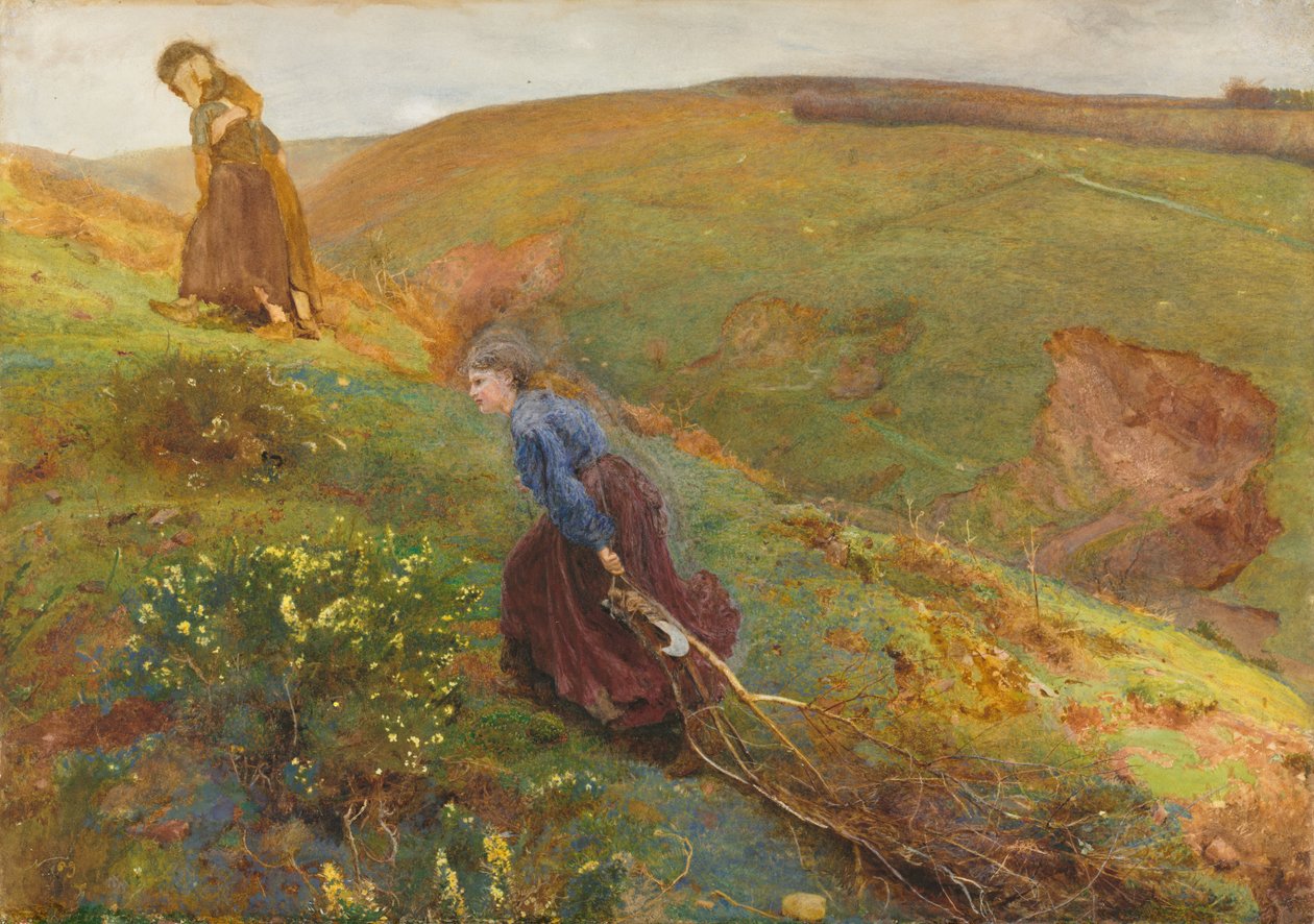 Les Ramasseurs de bois, 1869 - John William North
