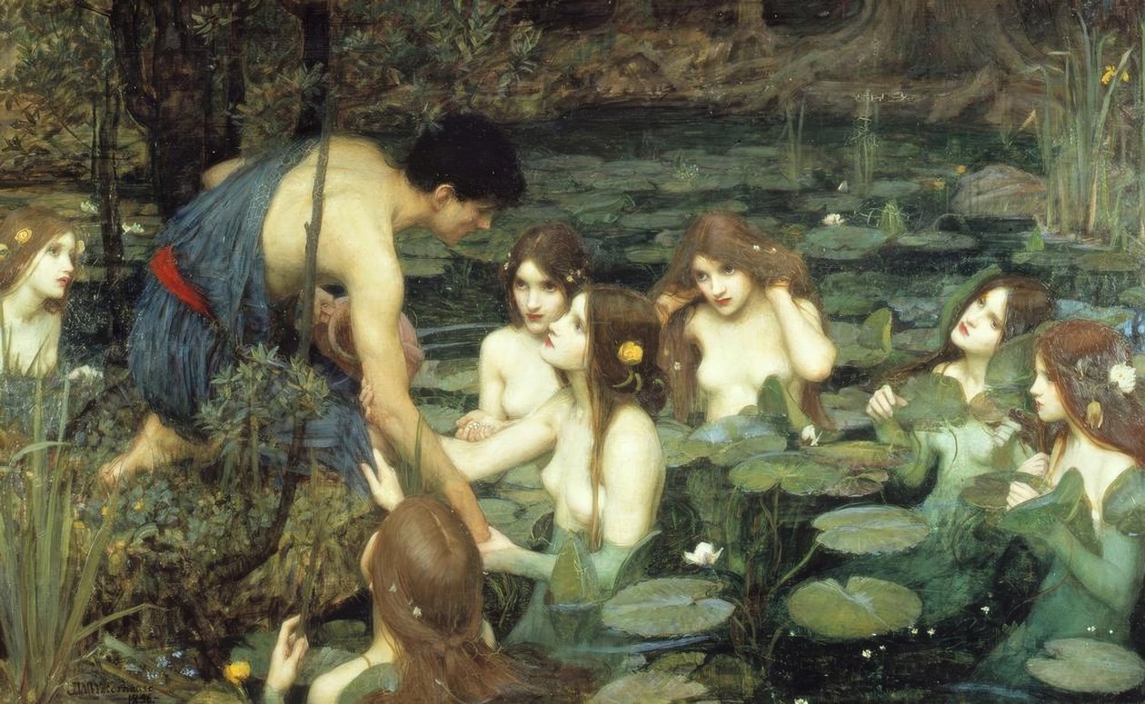 Hylas et les nymphes - John William Waterhouse