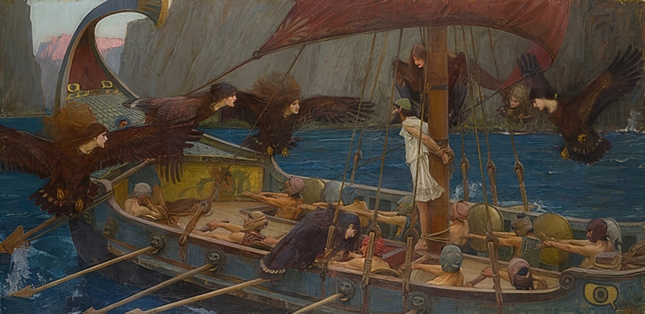 Ulysse et les sirènes - John William Waterhouse