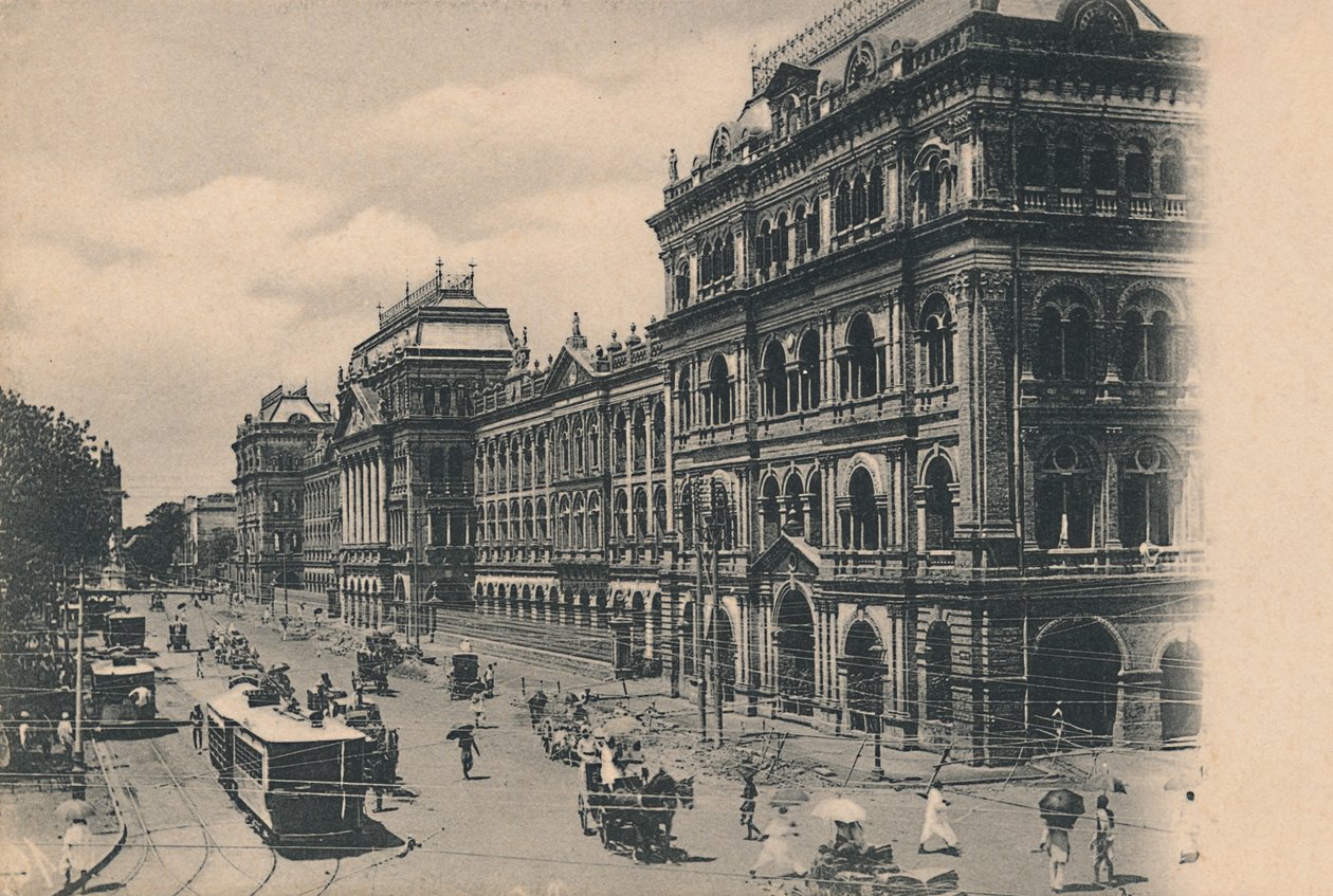 Vue des bâtiments des écrivains, Calcutta - Johnston and Hoffmann