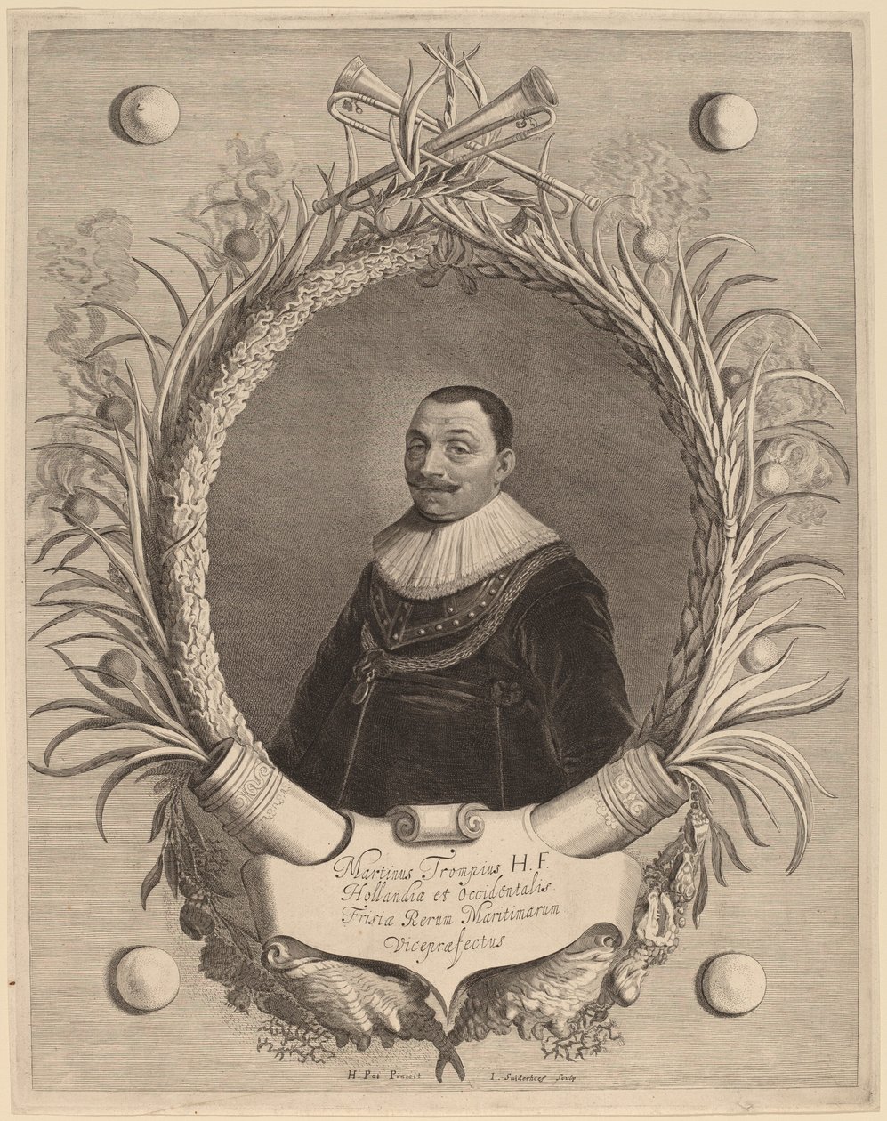 Martin van Tromp - Jonas Suyderhoff after Hendrik Gerritsz Pot