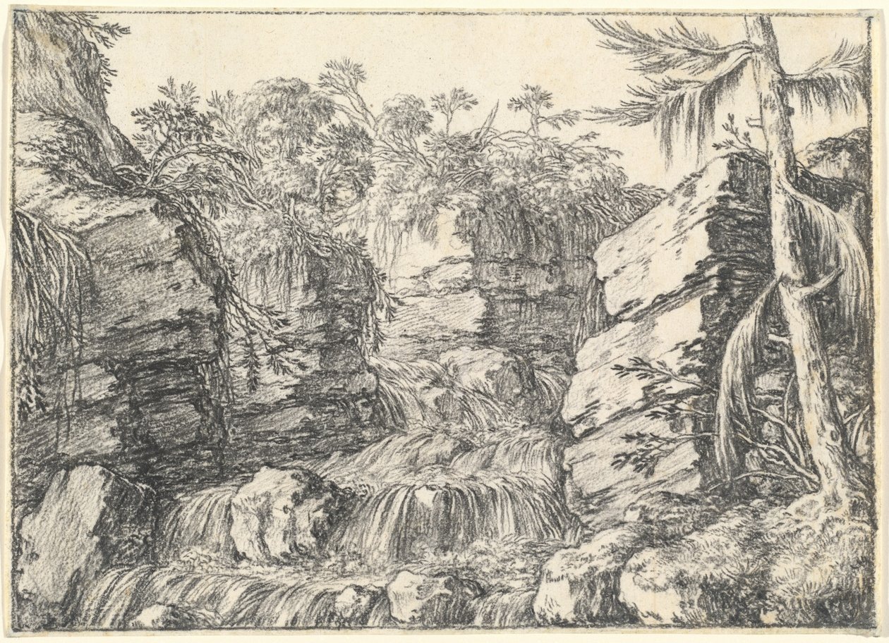 Une cascade entre des falaises rocheuses - Jonas Umbach