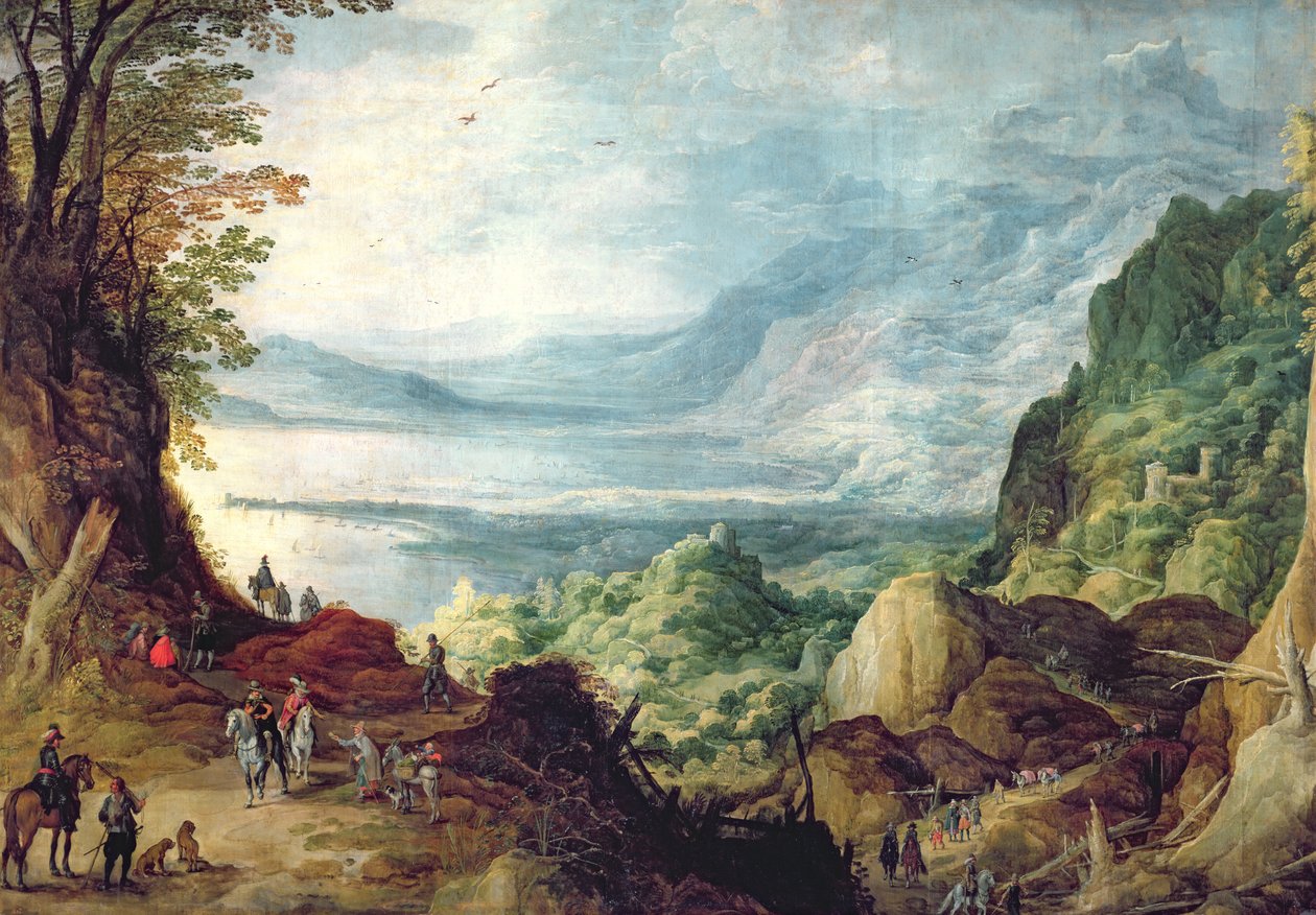 Paysage avec mer et montagnes - Joos or Josse de Momper