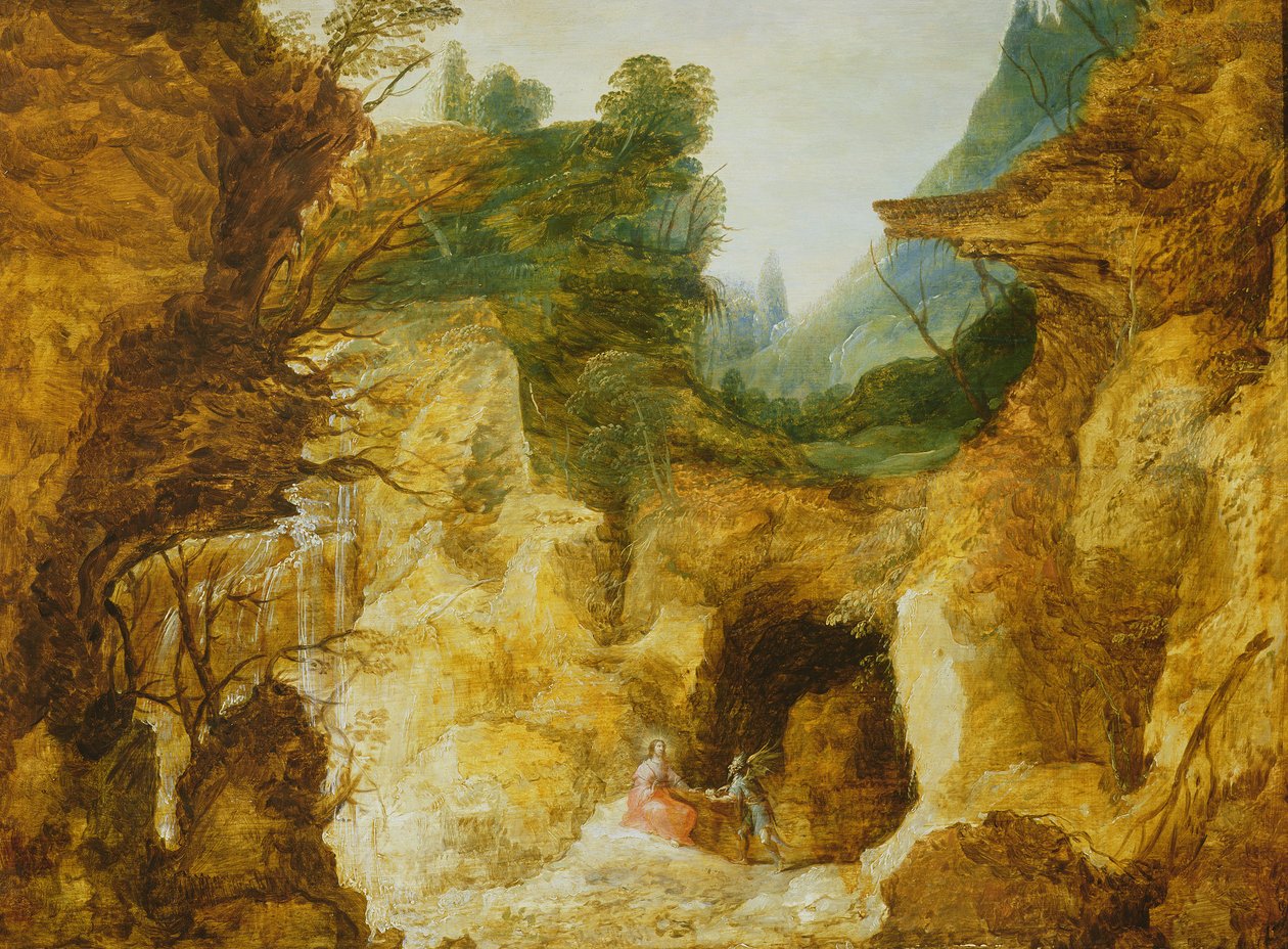 La tentation du Christ - Joos or Josse de Momper