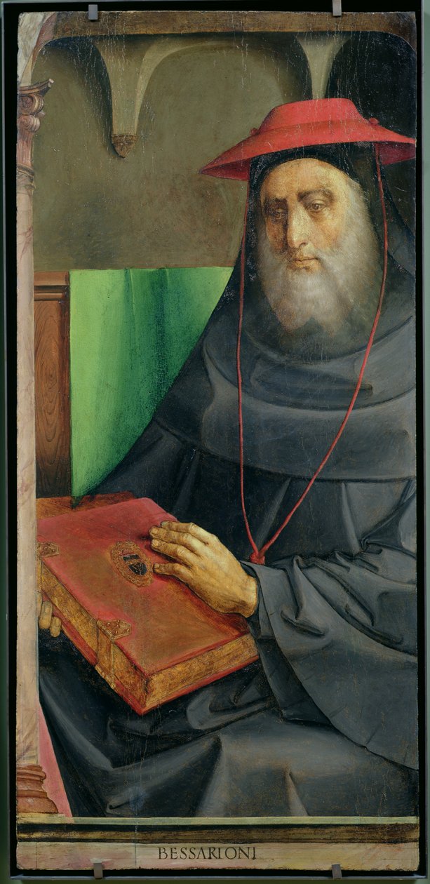 Portrait du cardinal Bessarion (1402-72) c.1475 - Joos van Gent