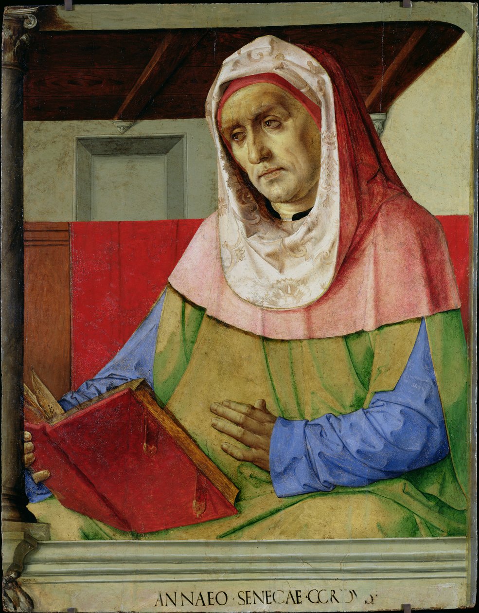 Portrait de Sénèque (2 av. J.-C.-65 apr. J.-C.) vers 1475 - Joos van Gent