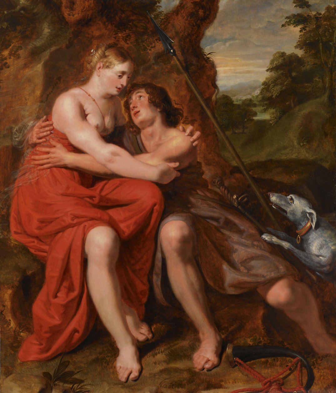 Vénus et Adonis - Joos de Pape