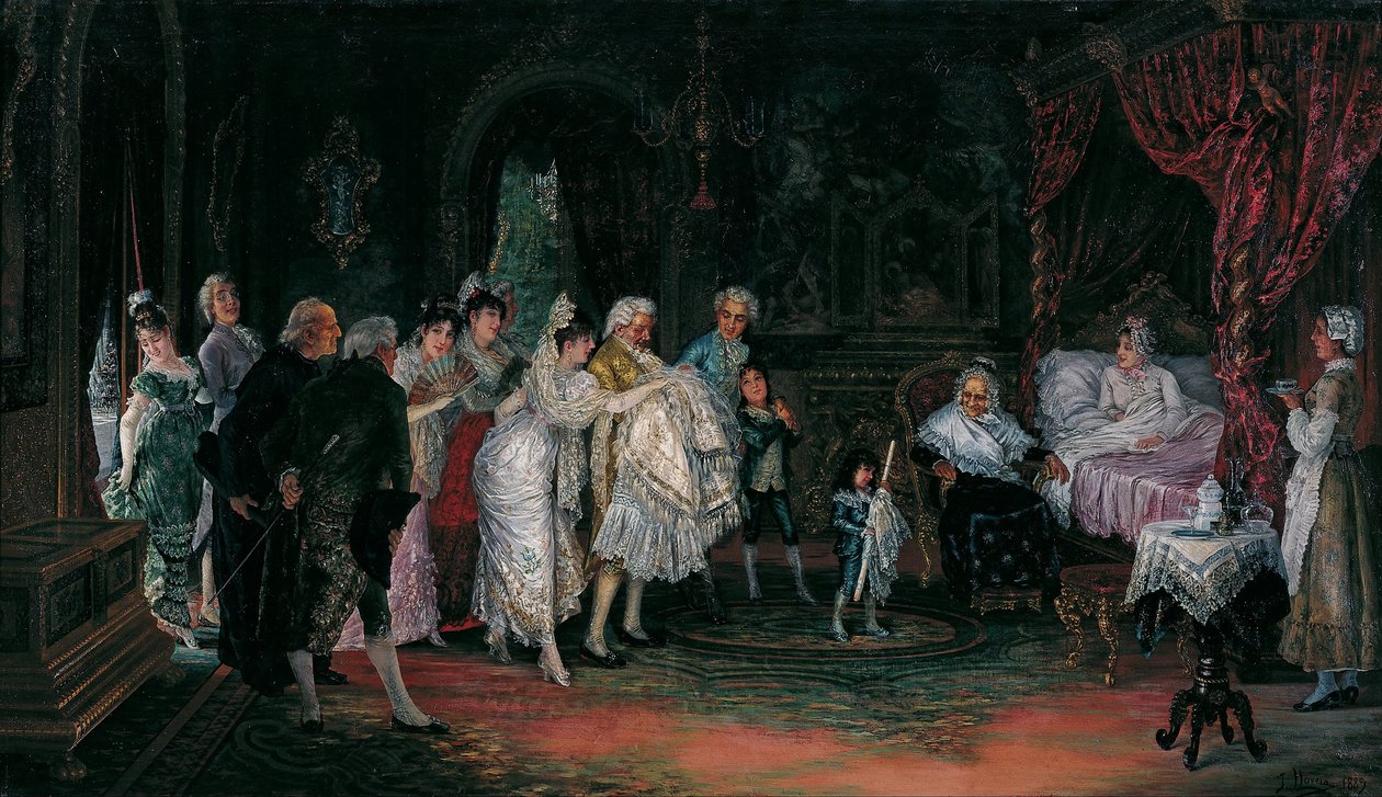 Le baptême - José Llovera Bofill