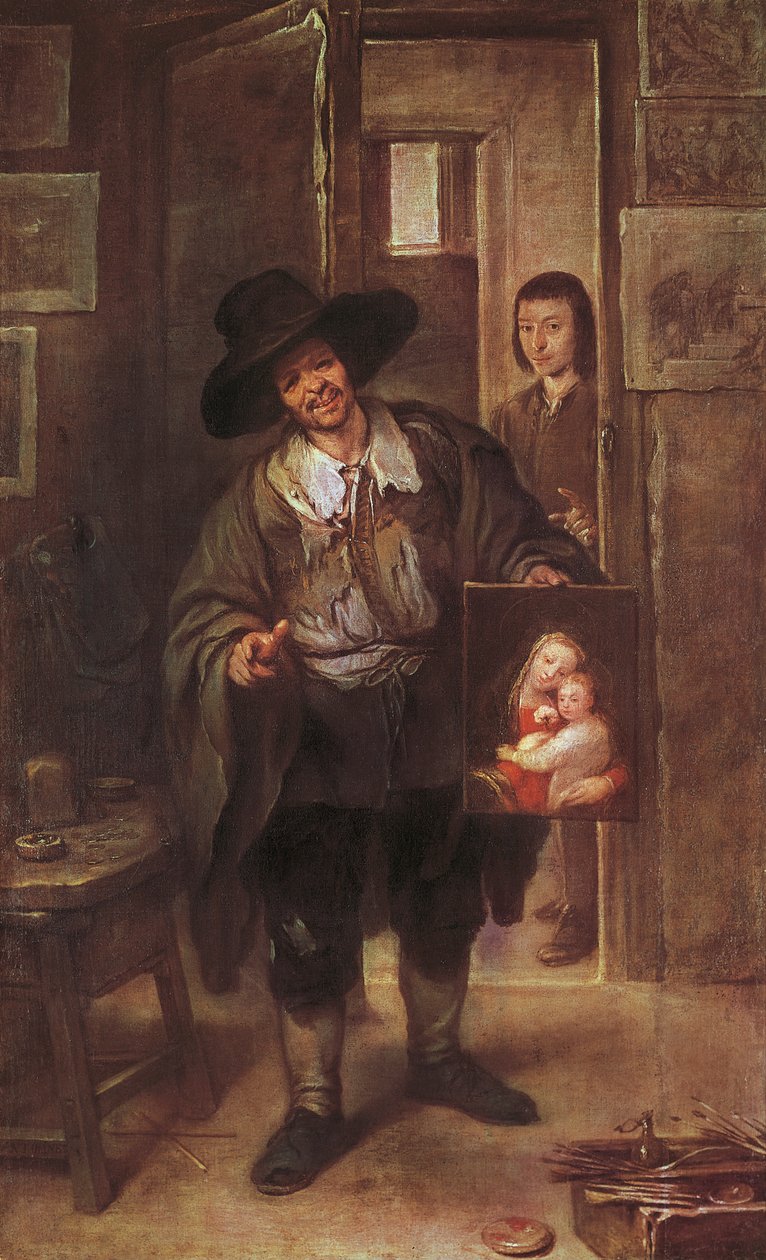 Scène de studio, après 1670 - José Antolínez