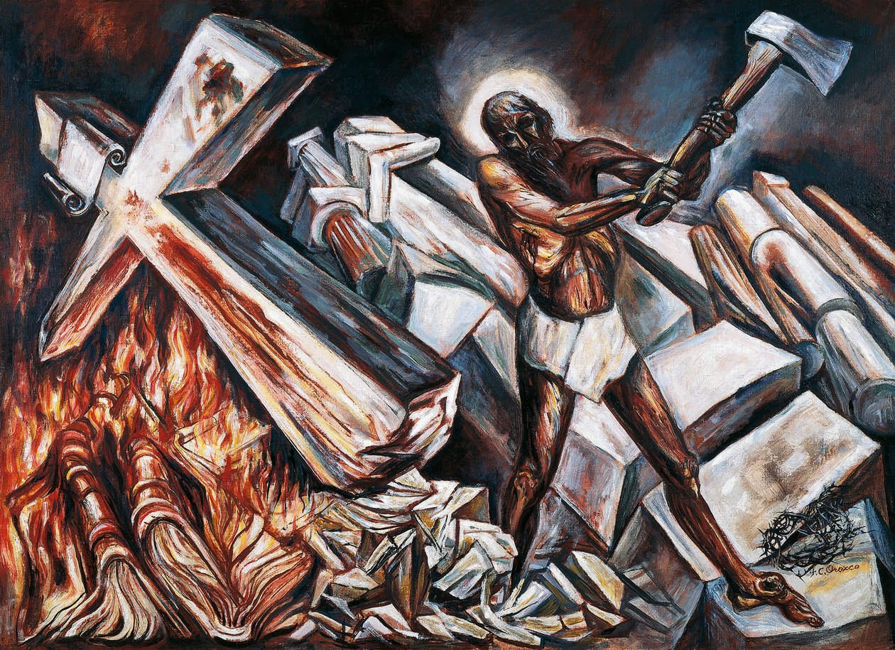 Le Christ détruit sa croix - José Clemente Orozco