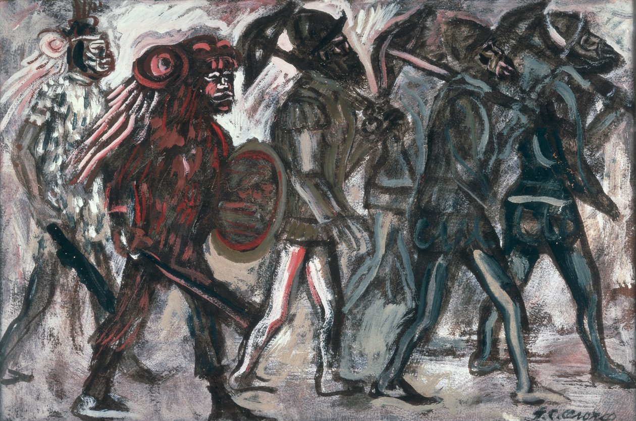 Los Teules, c.1945 - José Clemente Orozco