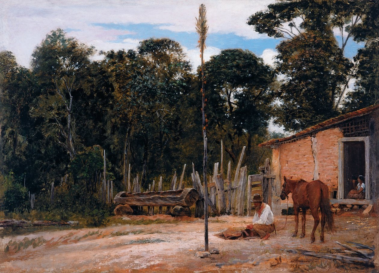 Serrer la selle - José Ferraz de Almeida Júnior