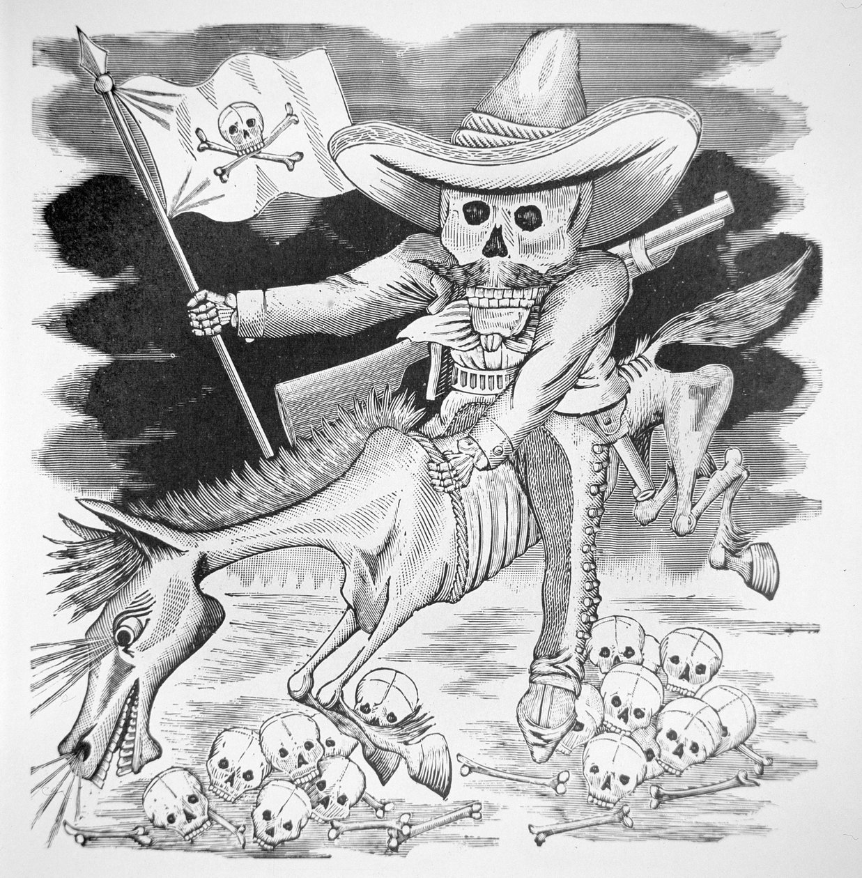 Calavera Zapatista, vers 1910 - José Guadalupe Posada