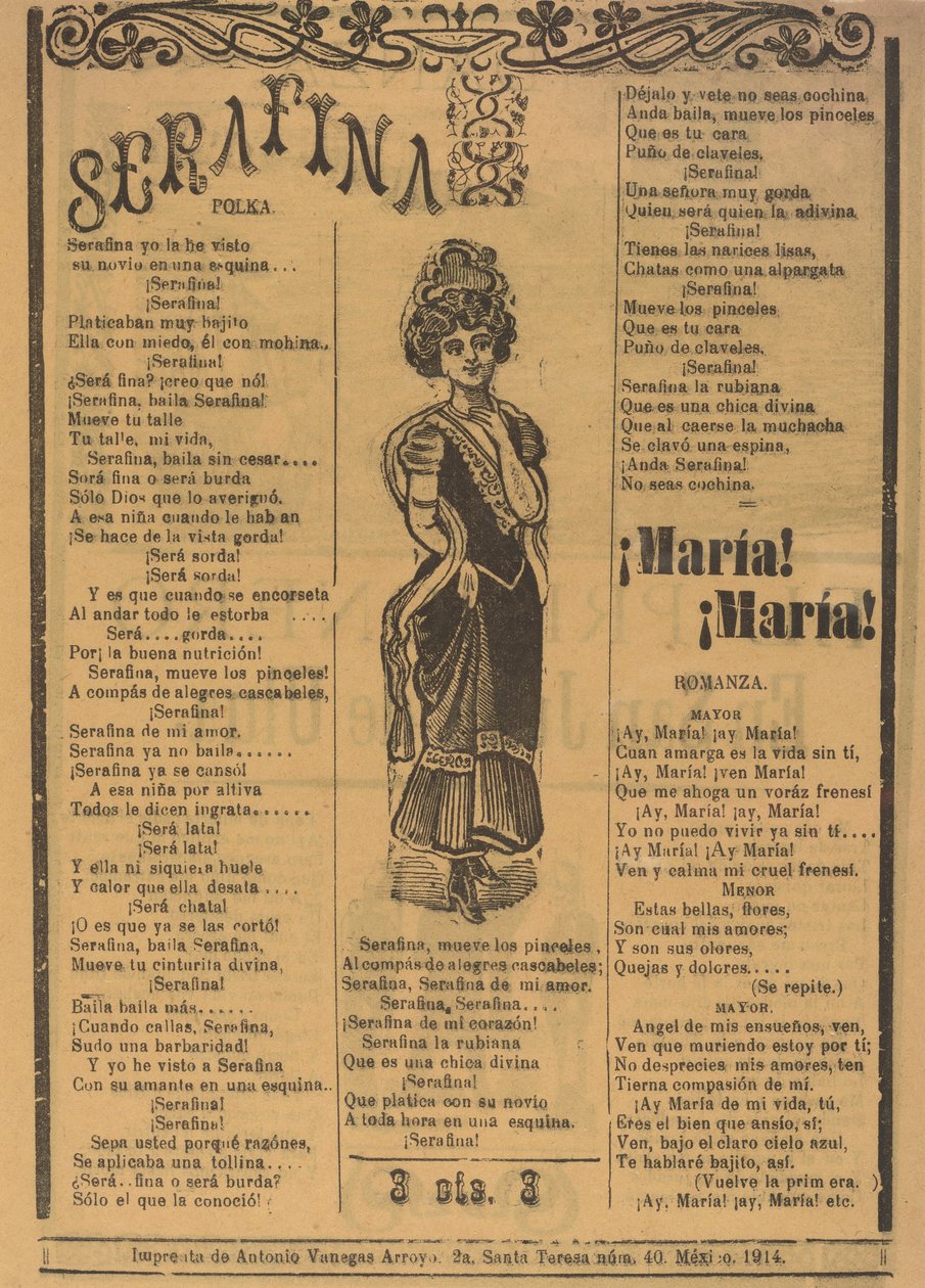 Séraphina - José Guadalupe Posada
