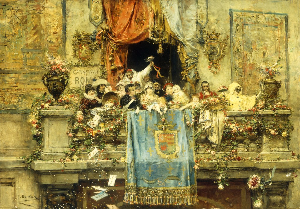 Au carnaval - Jose Benlliure y Gil