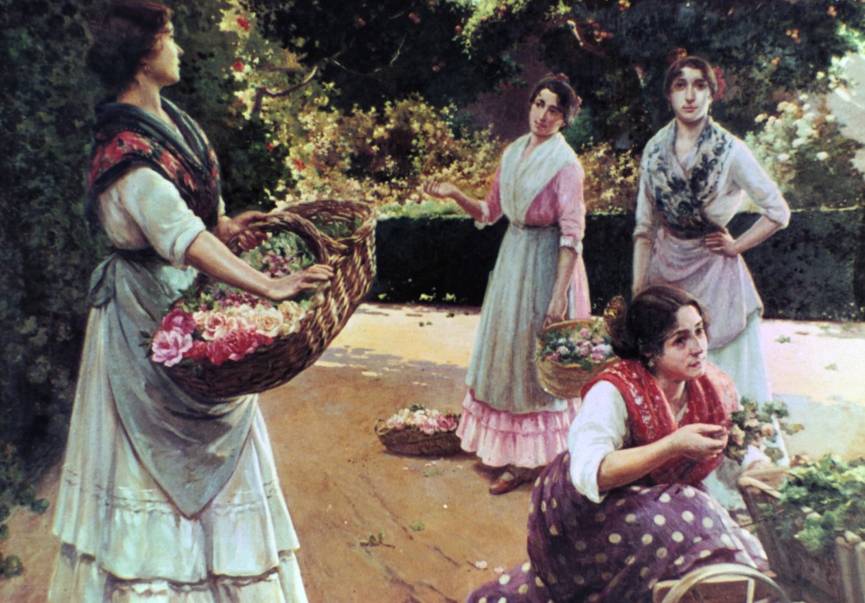 Vendeurs de fleurs de Séville - Jose Rico Tejedo