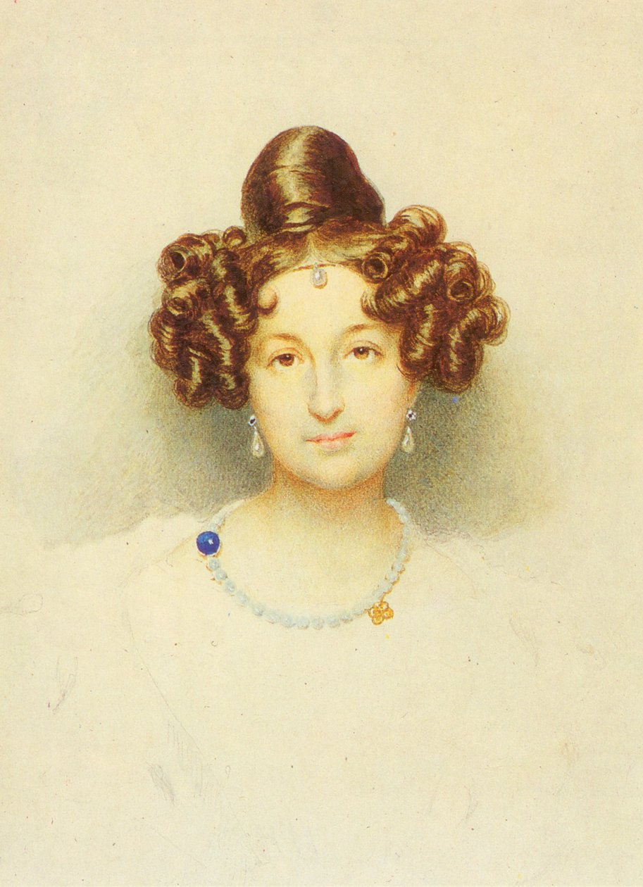 Portrait de la comtesse Elisaweta Woronzowa (1792-1880) - Josef Eduard Teltscher