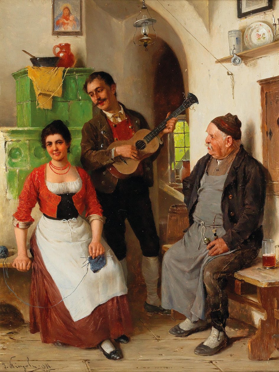 La sérénade - Josef Kinzel