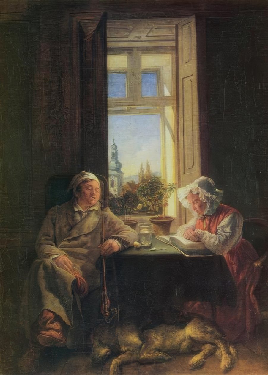 Sieste - Josef Danhauser