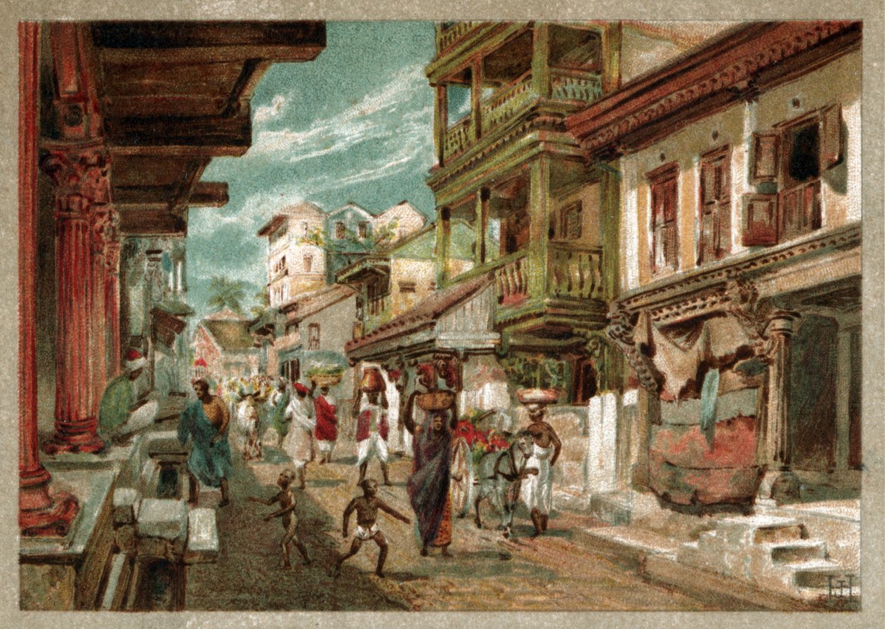 Rue à Mumbai - Josef Hoffman