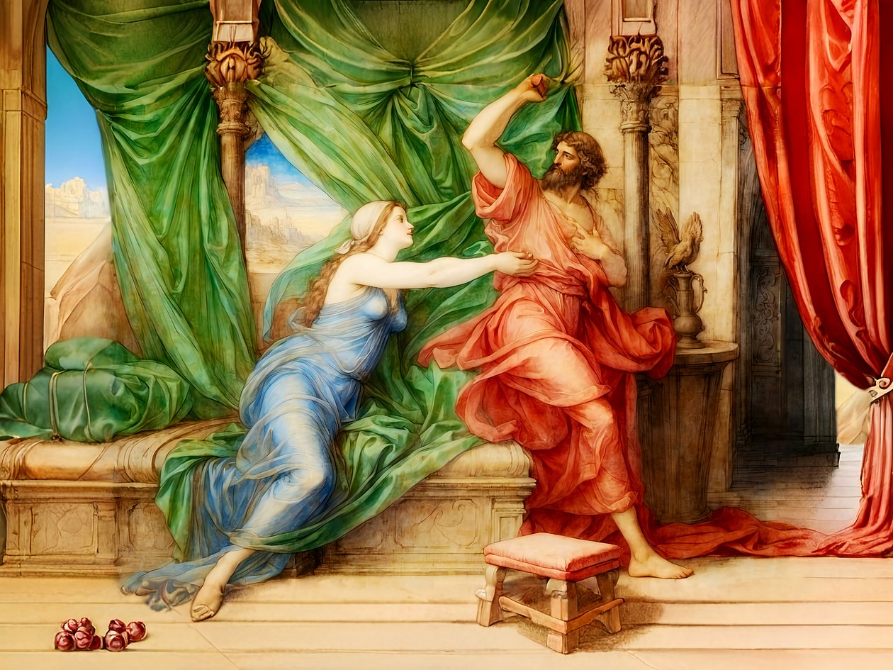 Joseph et la femme de Potiphar - Josef Johann Michel