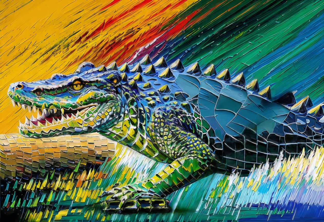 Crocodile - Josef Johann Michel