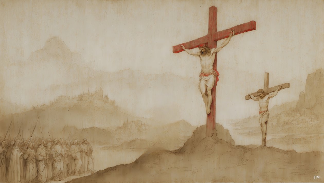 Crucifixion de Jésus - Josef Johann Michel