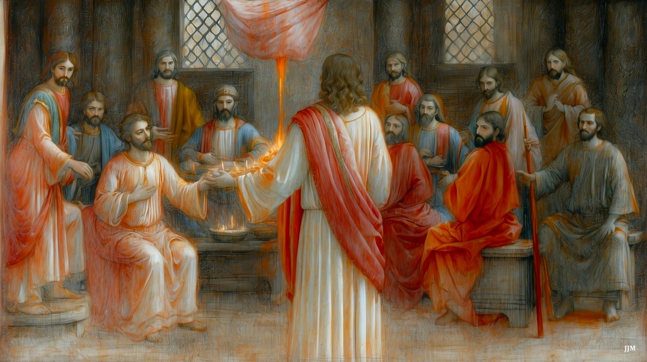 Jésus apparaît aux disciples (02) - Josef Johann Michel