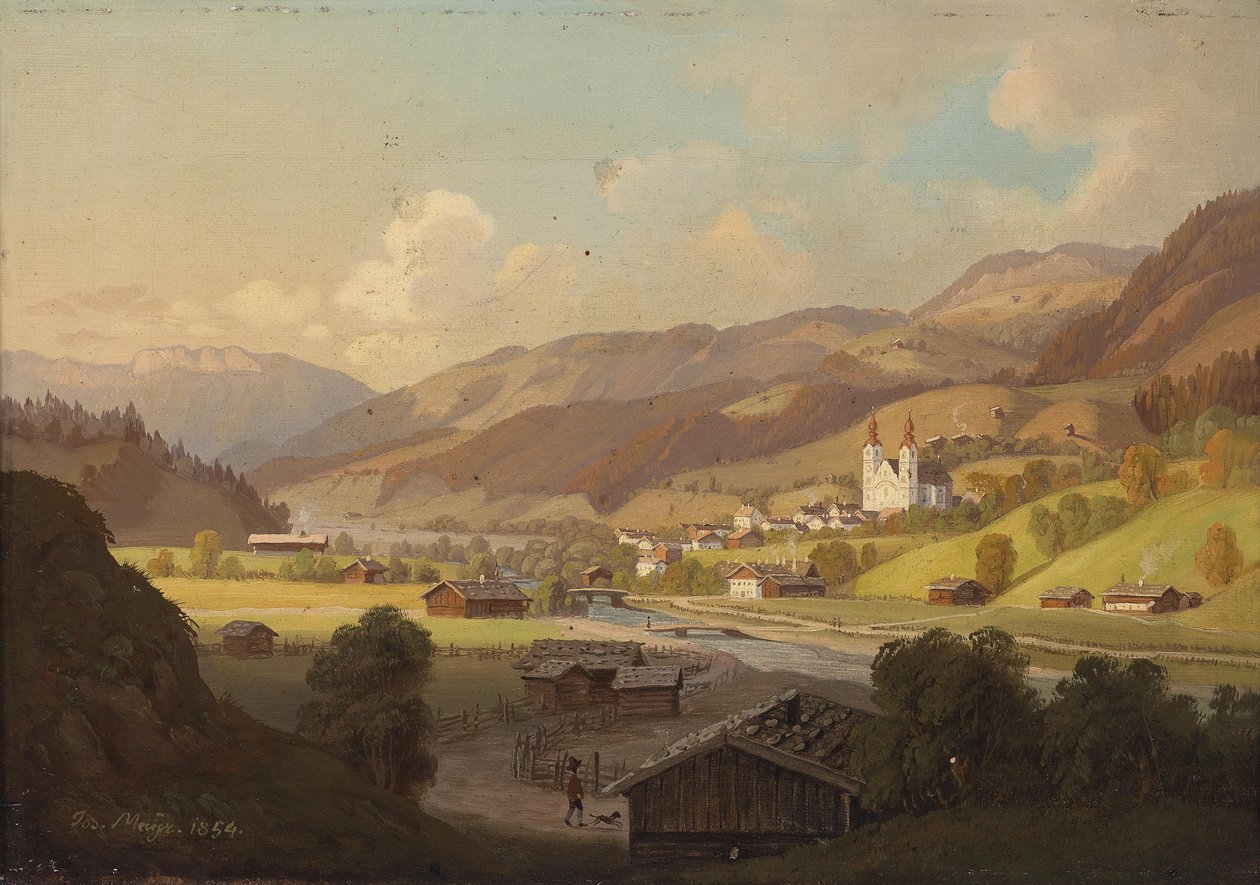 Vue sur Maria Rain, Carinthie - Josef Mayr