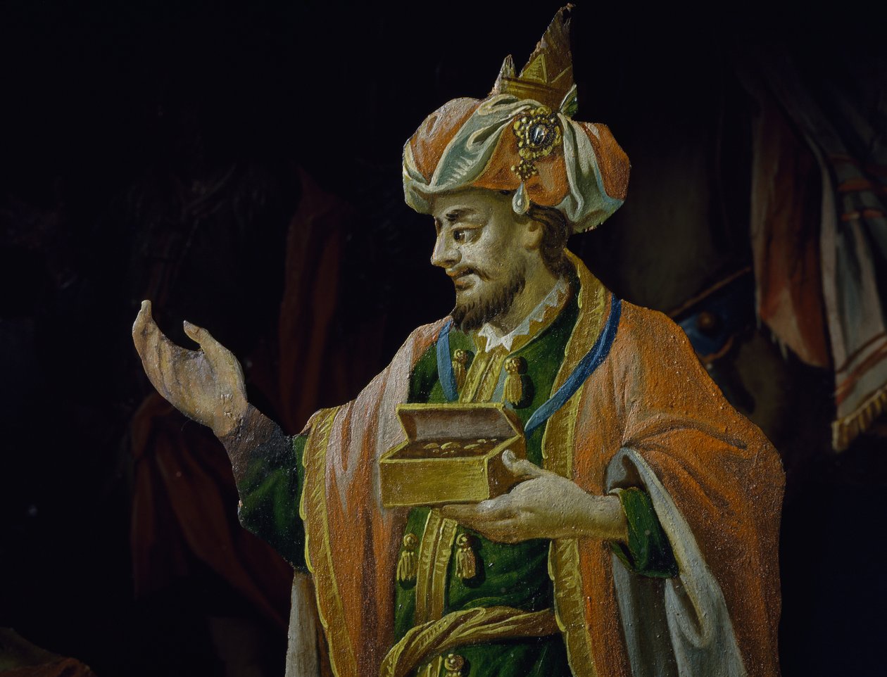 Balthasar, adoration des Mages - Josef Renzler