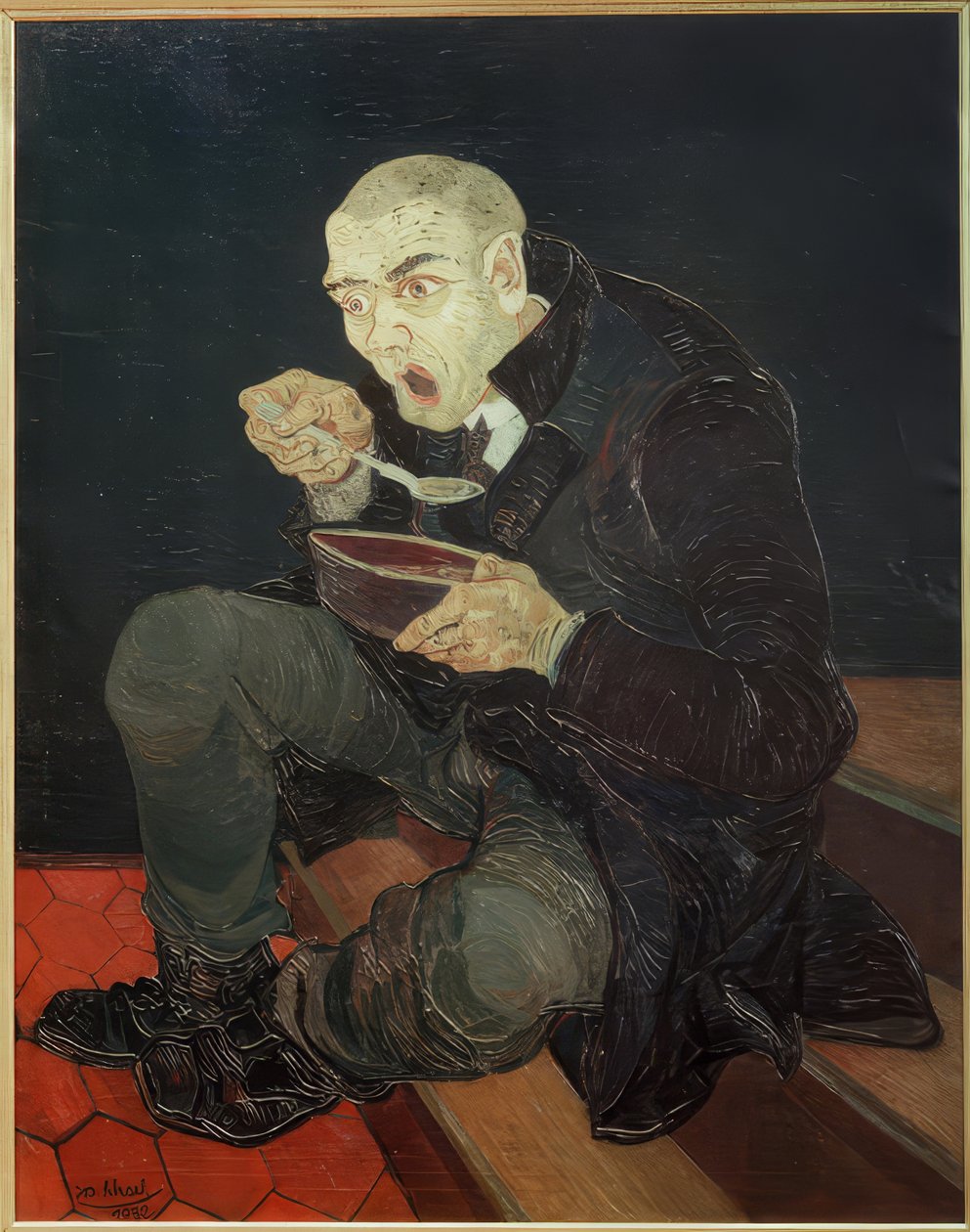 Mangeur de soupe - Josef Scharl