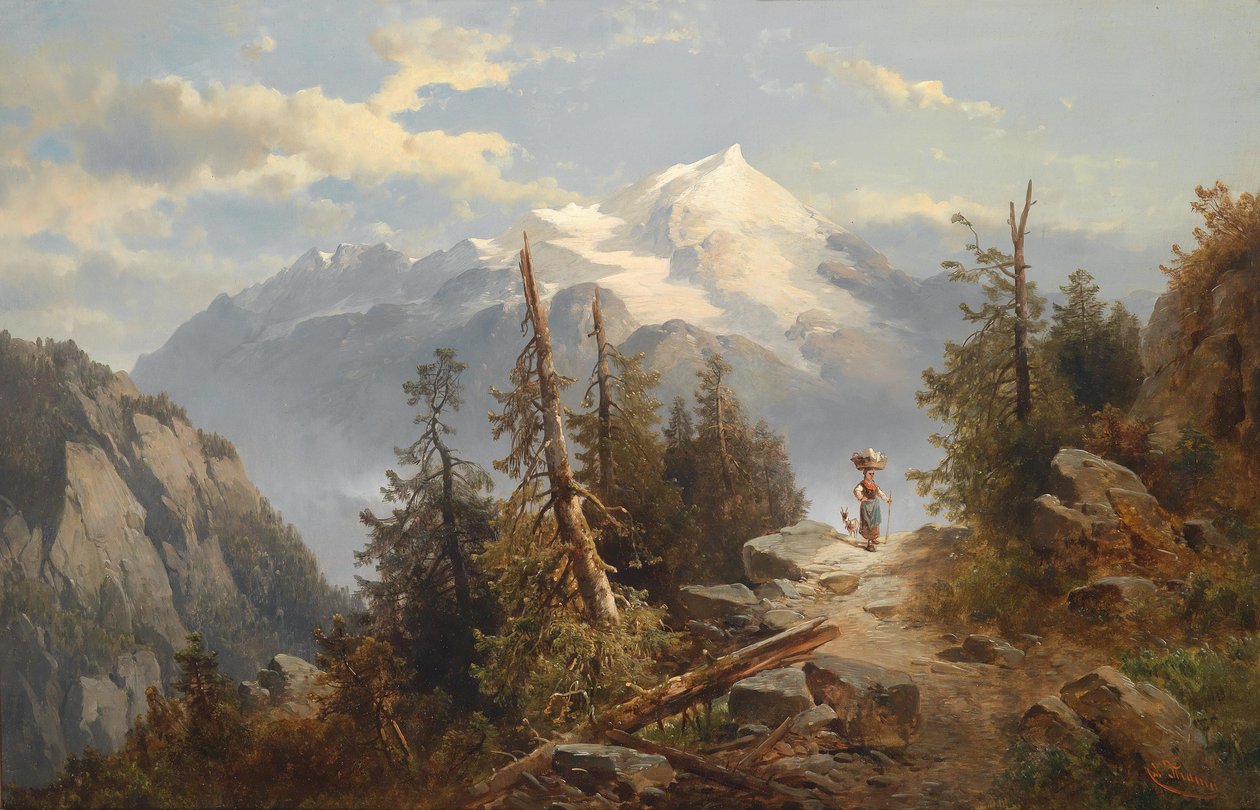 Partie au Großvenediger - Josef Thoma