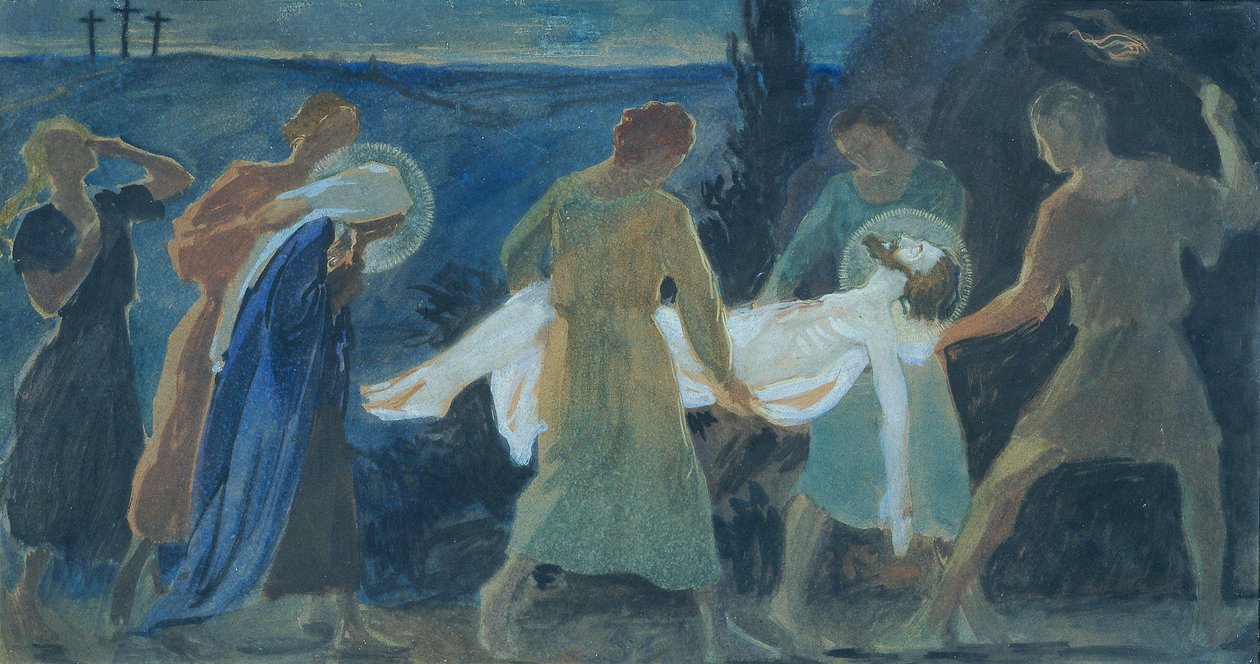 Mise au tombeau - Josef Wawra