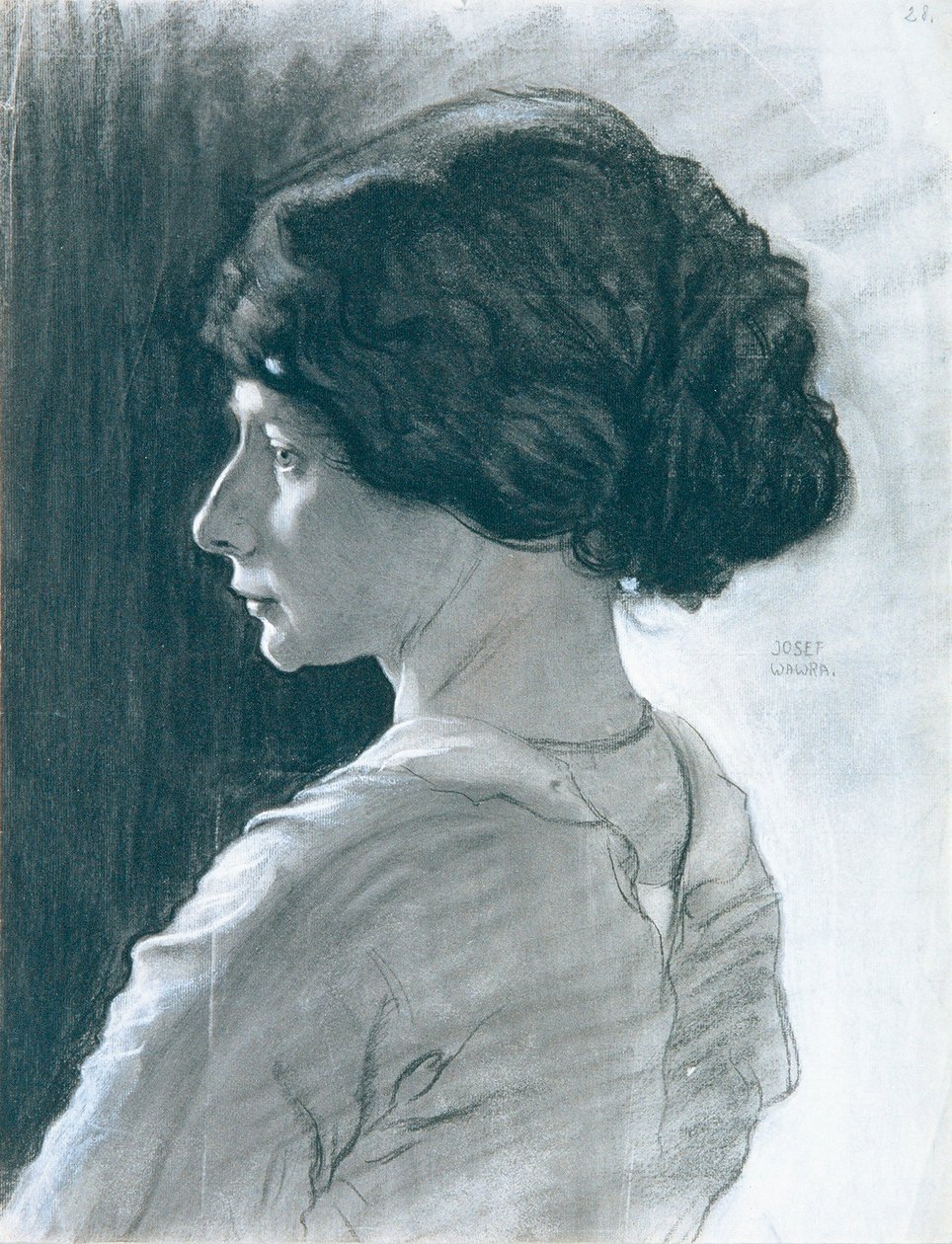Tête de fille - Josef Wawra