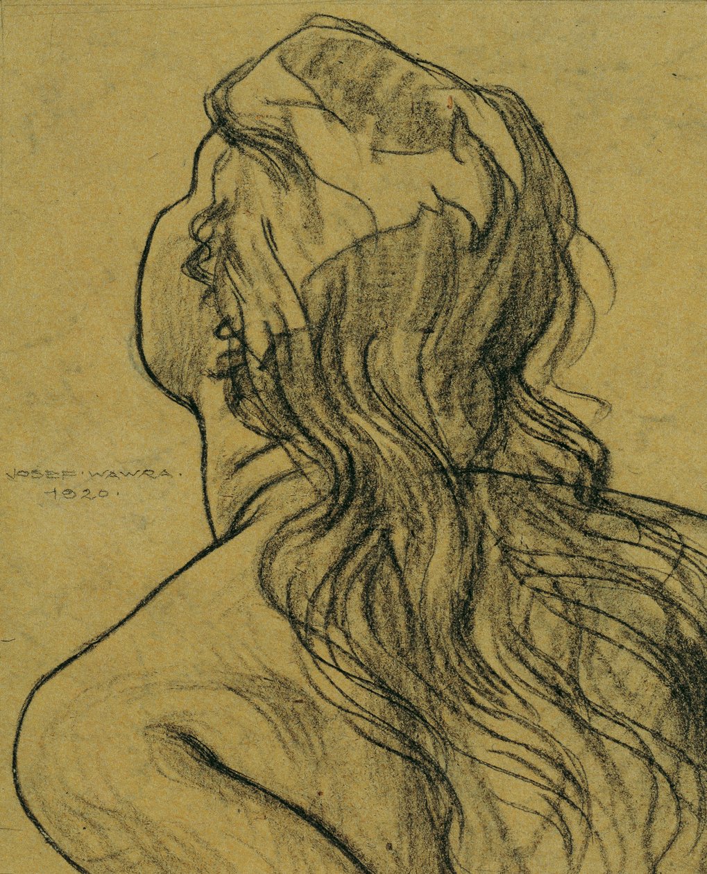 Tête de fille - Josef Wawra