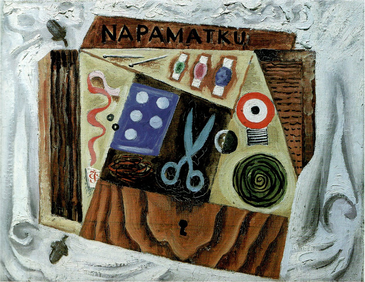 Nature morte avec des ciseaux, 1916 - Josef Čapek