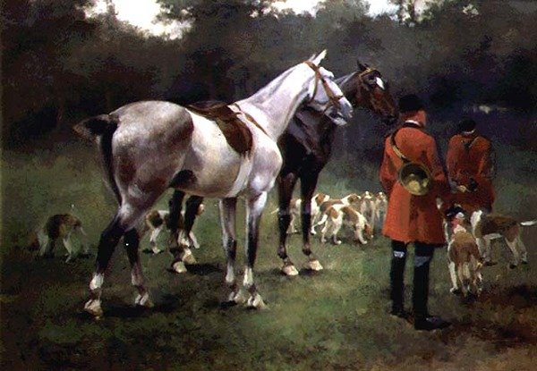La chasse - Josep Cusachs y Cusachs