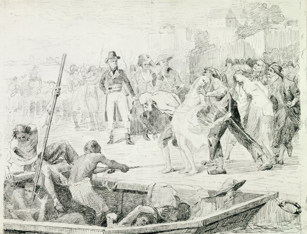 Les noyades de Nantes en 1793 - Joseph Aubert