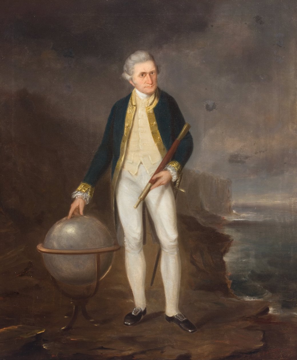Le capitaine Cook sur la côte de la Nouvelle-Galles du Sud - Joseph Backler