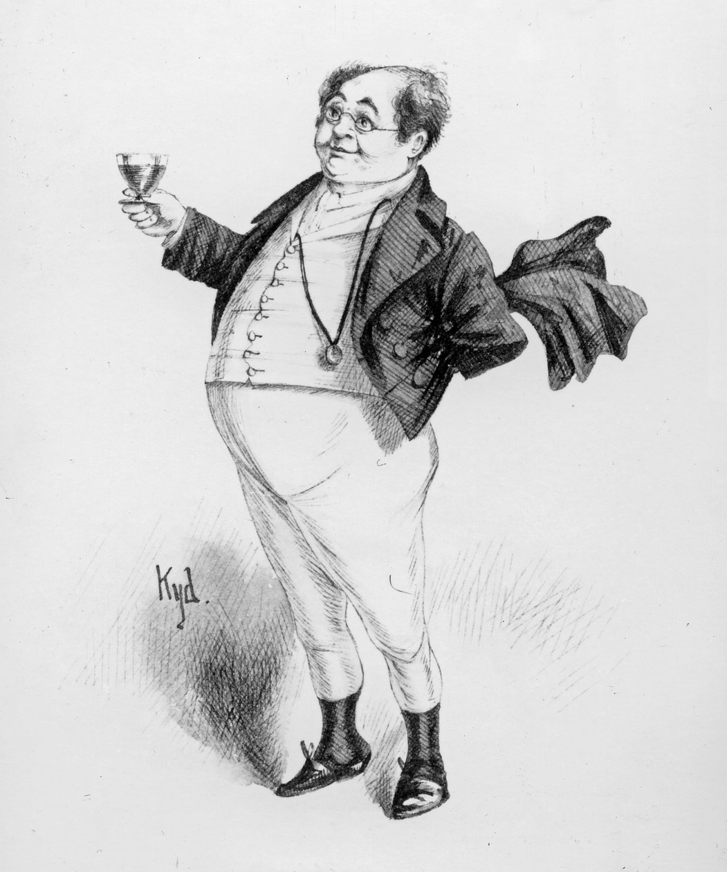 M. Pickwick, un personnage des 