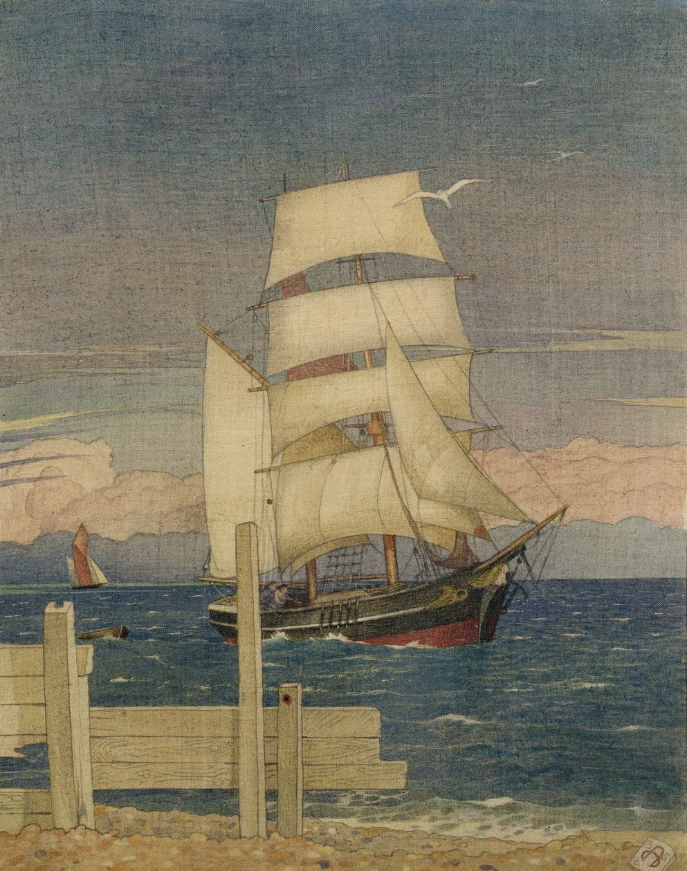 Grand voilier, 1935 - Joseph Edward Southall