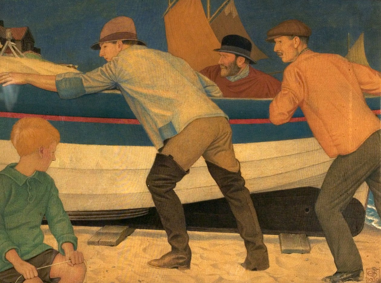 Depuis la mer, 1920 - Joseph Edward Southall