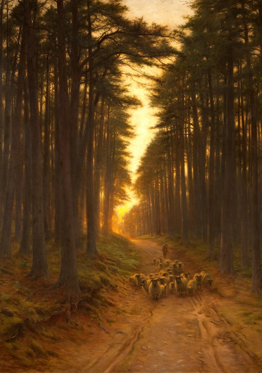 Puis vint le soir, vers 1905 - Joseph Farquharson