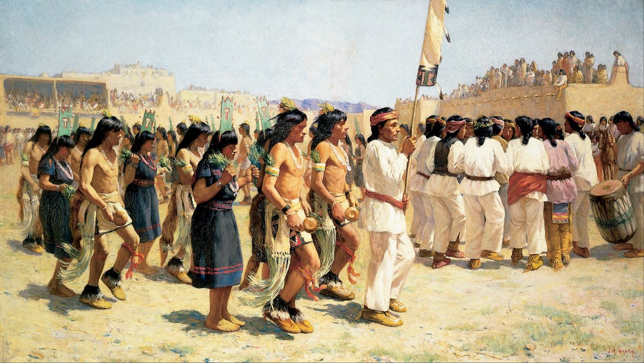 La danse de la moisson - Joseph Henry Sharp