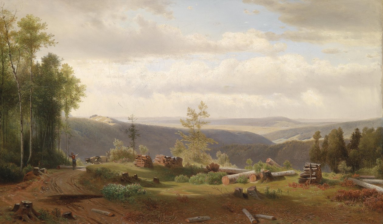 Motif de la forêt viennoise - Joseph Holzer