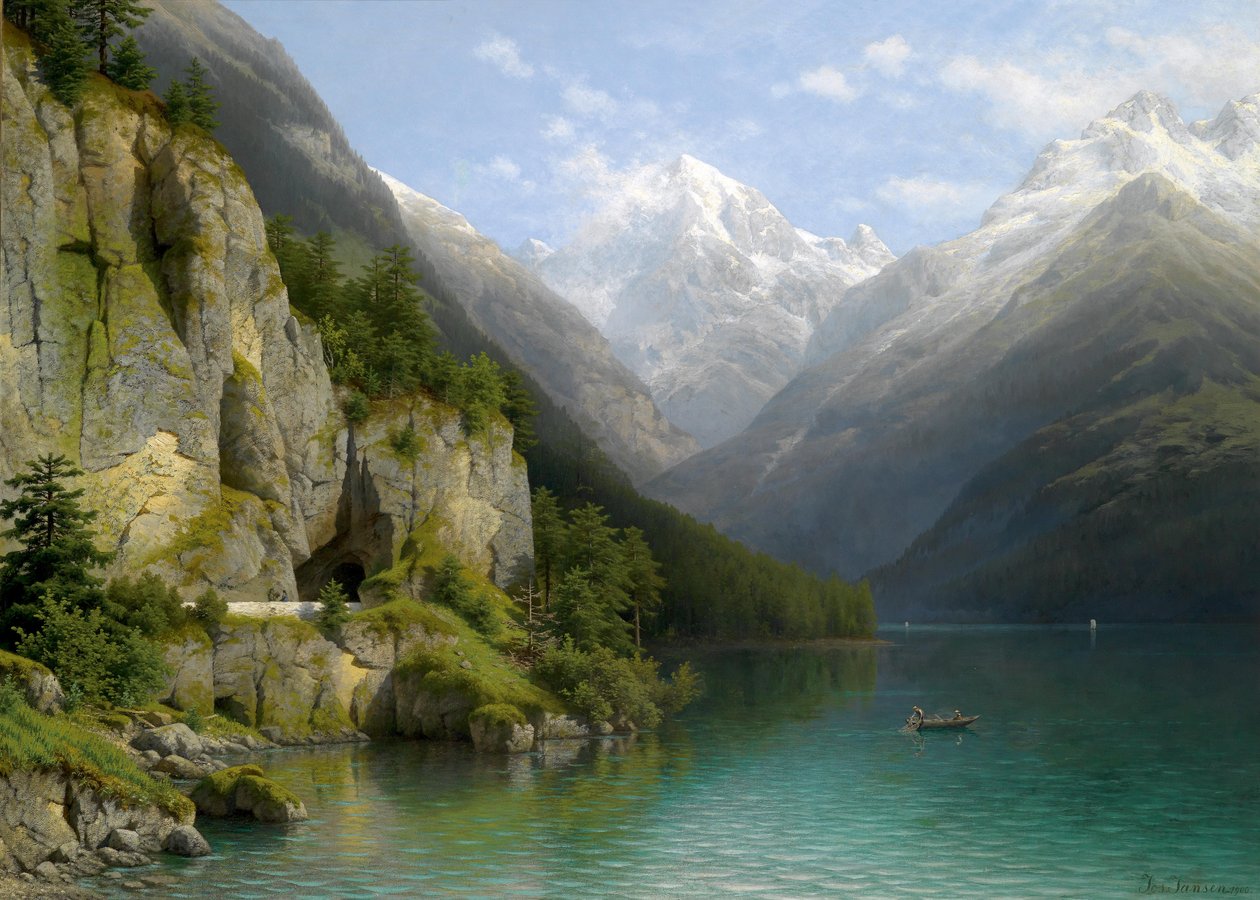 Vue sur le lac des Quatre-Cantons - Joseph Jansen