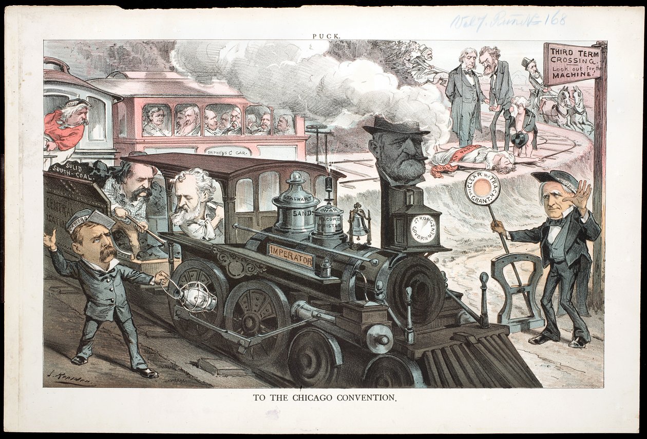 À la convention de Chicago, 1880 - Joseph Keppler