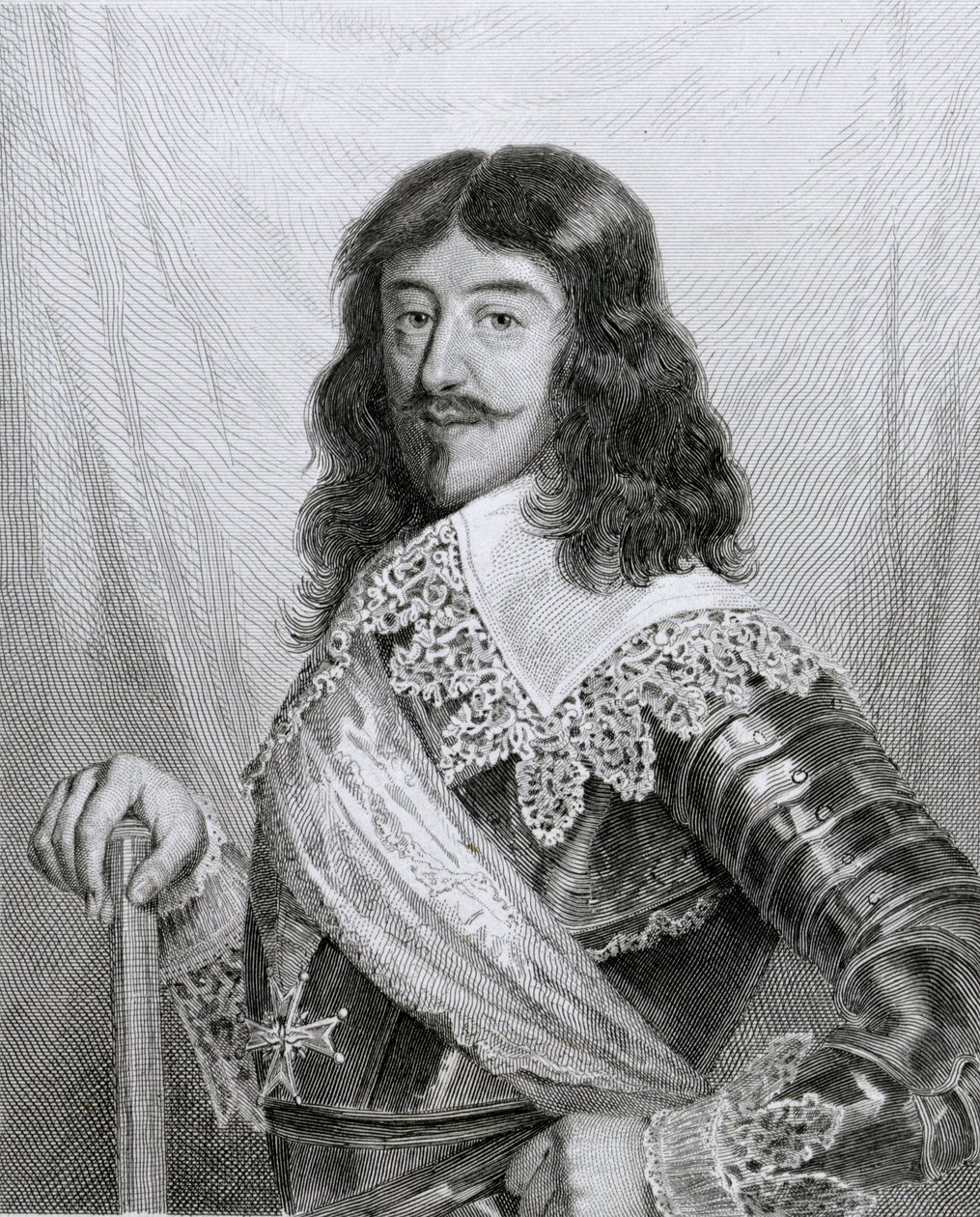 Louis XIII (1601-43) Roi de France, gravé par Pannier - Joseph Leon Rolland de Lestang Parade